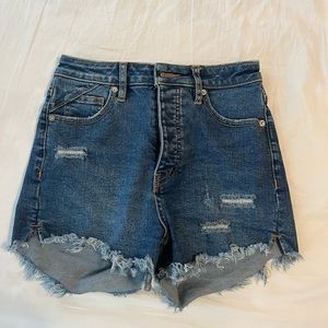 we the free high rise jean shorts